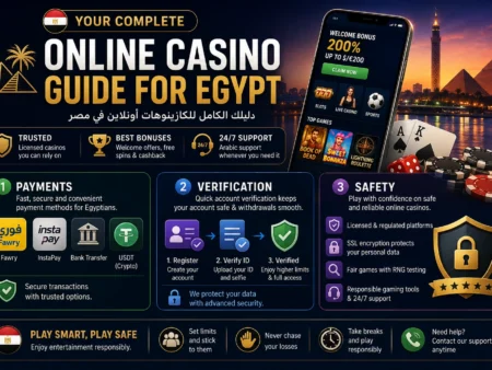 Online Casino Guide for Egypt: Payments, Verification and Safety