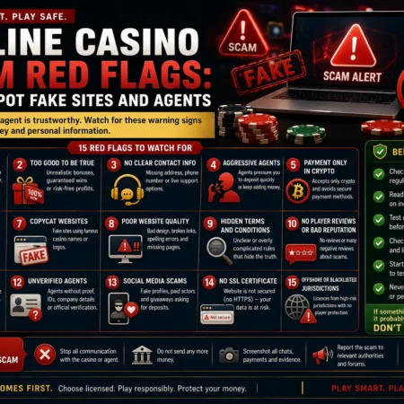 Online Casino Scam Red Flags: How to Spot Fake Sites and Agents