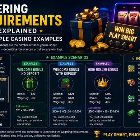 Wagering Requirements Explained with Simple Casino Examples