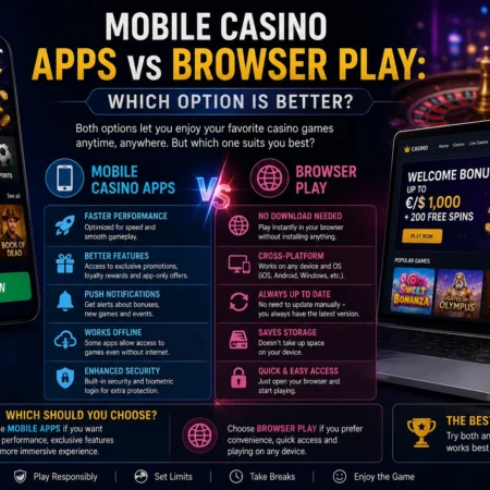 Mobile Casino Apps vs Browser Play: Which Option Is Better?
